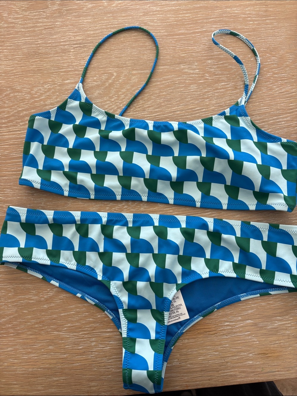 Roxy Geo Vibe Bikini NWT